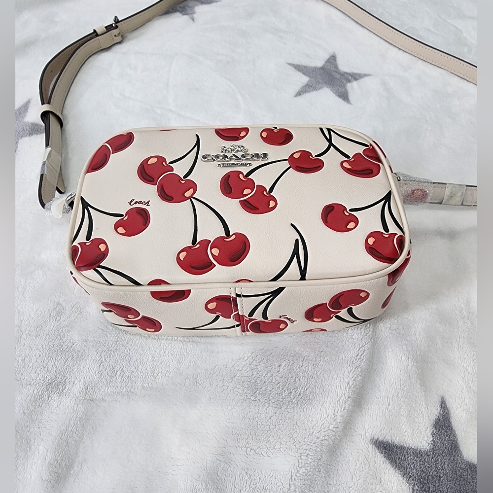 Coach Mini Jamie Camera Bag With Cherry Print - Picture 9 of 11